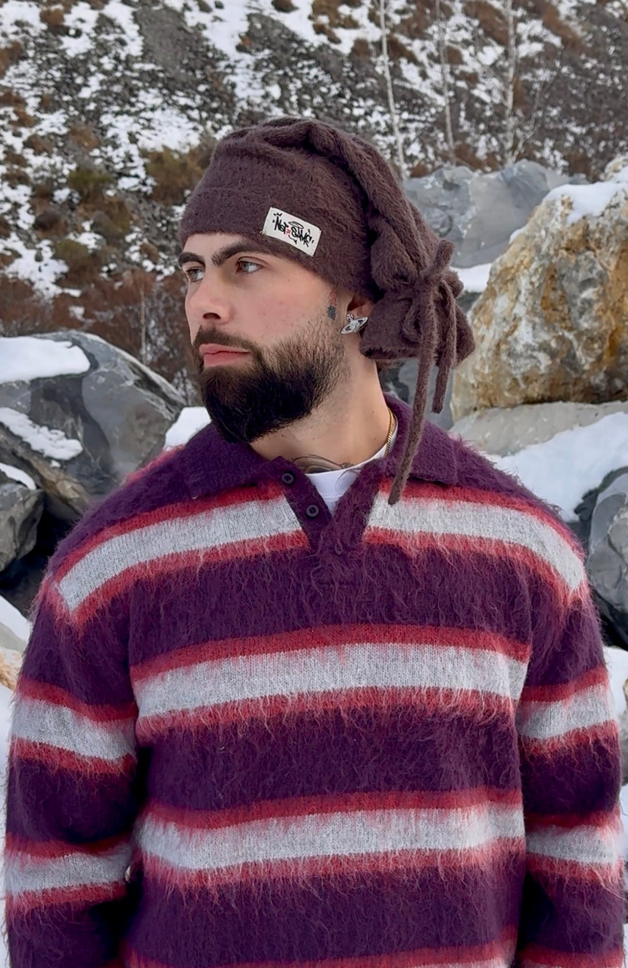 HAT LACES "SMOKY GREY"